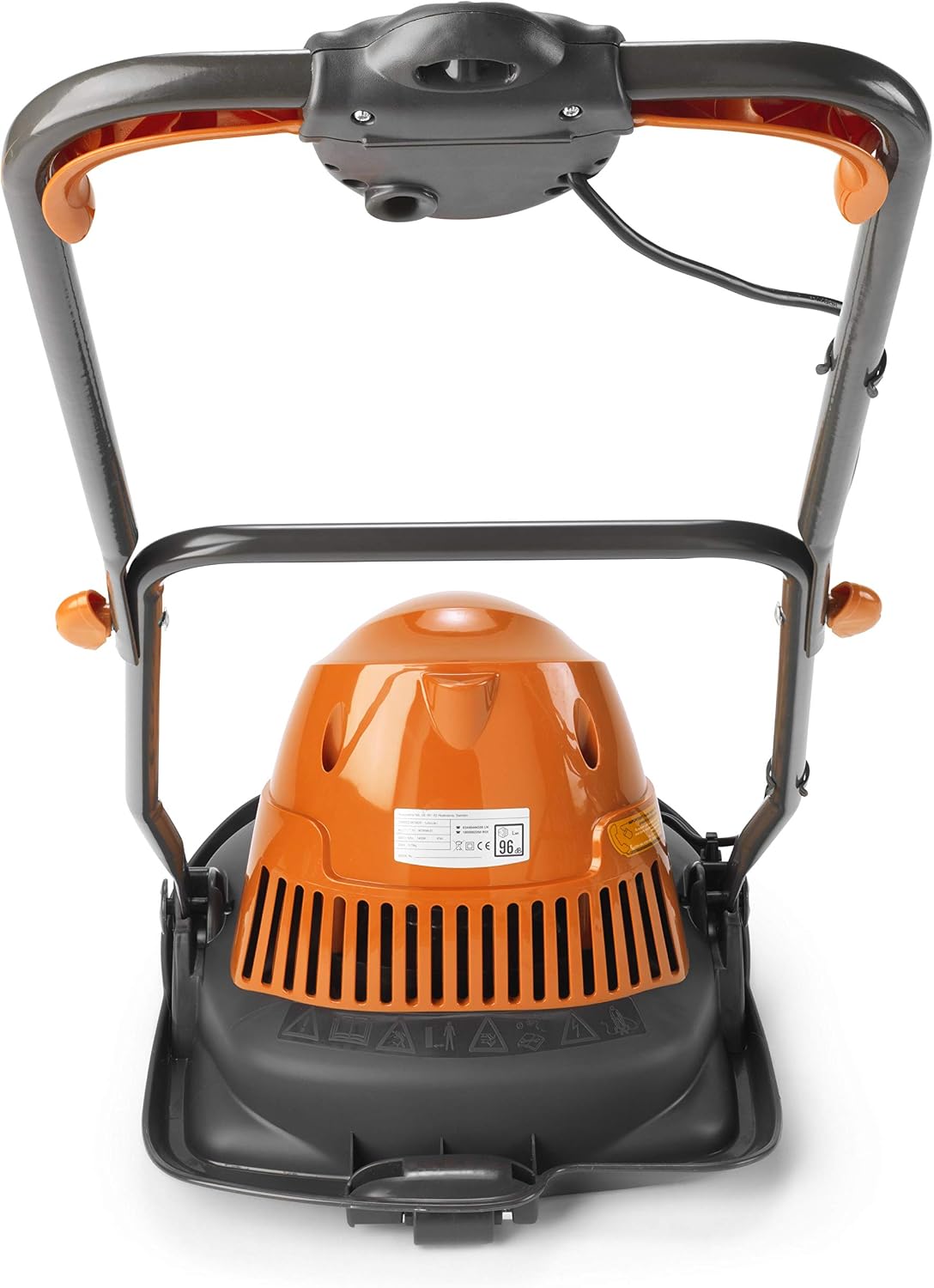 Flymo Turbo Lite 260 Electric Hover Lawn Mower, 1400 W, 26 cm Cutting Width, Orange - Image 3