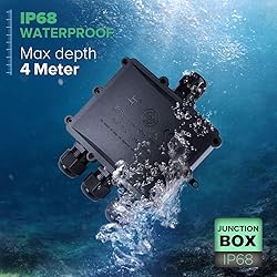 4 Way Electrical Junction Box, La Vane IP68