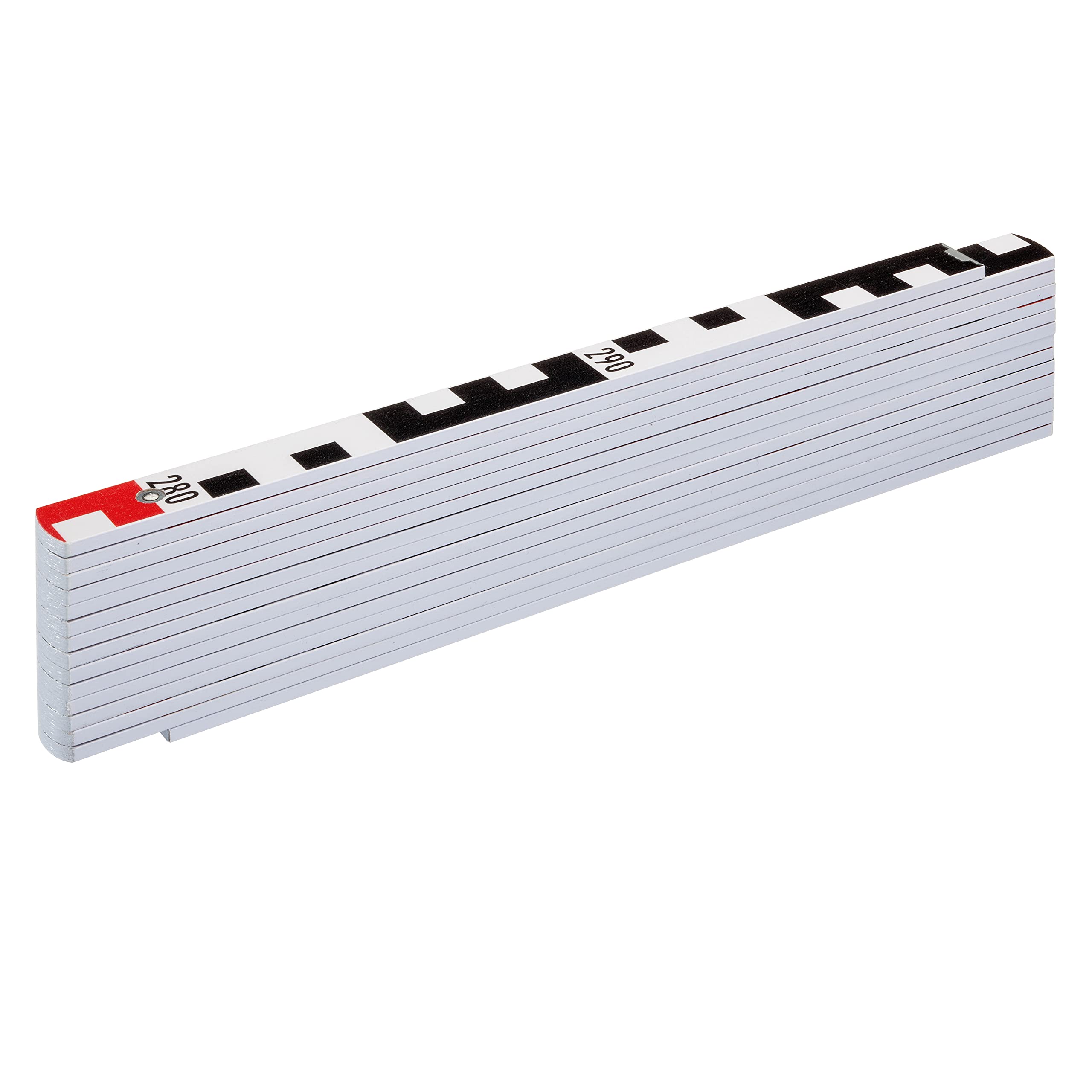 STABILA Type 1407 GEO Wooden Folding Ruler 3 m White Metric Scale / Geo Scale