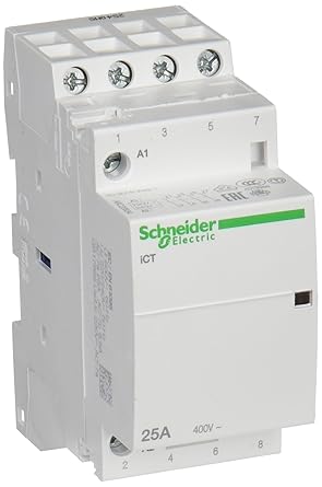Schneider A9c20834 Contactor Ict 25a 4 Pole 4no 220 240 Vac Normally Open Amazon Co Uk Business Industry Science