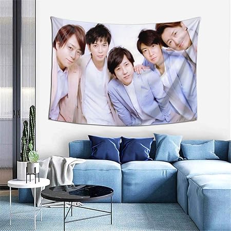 Amazon Co Jp タペストリー 多機能arashi 嵐 おしゃれな壁掛け インテリア ファブリック装飾用品 モダンなアート 多機能壁掛け 壁飾り 家 リビングルーム ベッドルーム おしゃれ飾り パーティー 撮影用 背景布 100x150cm Generic