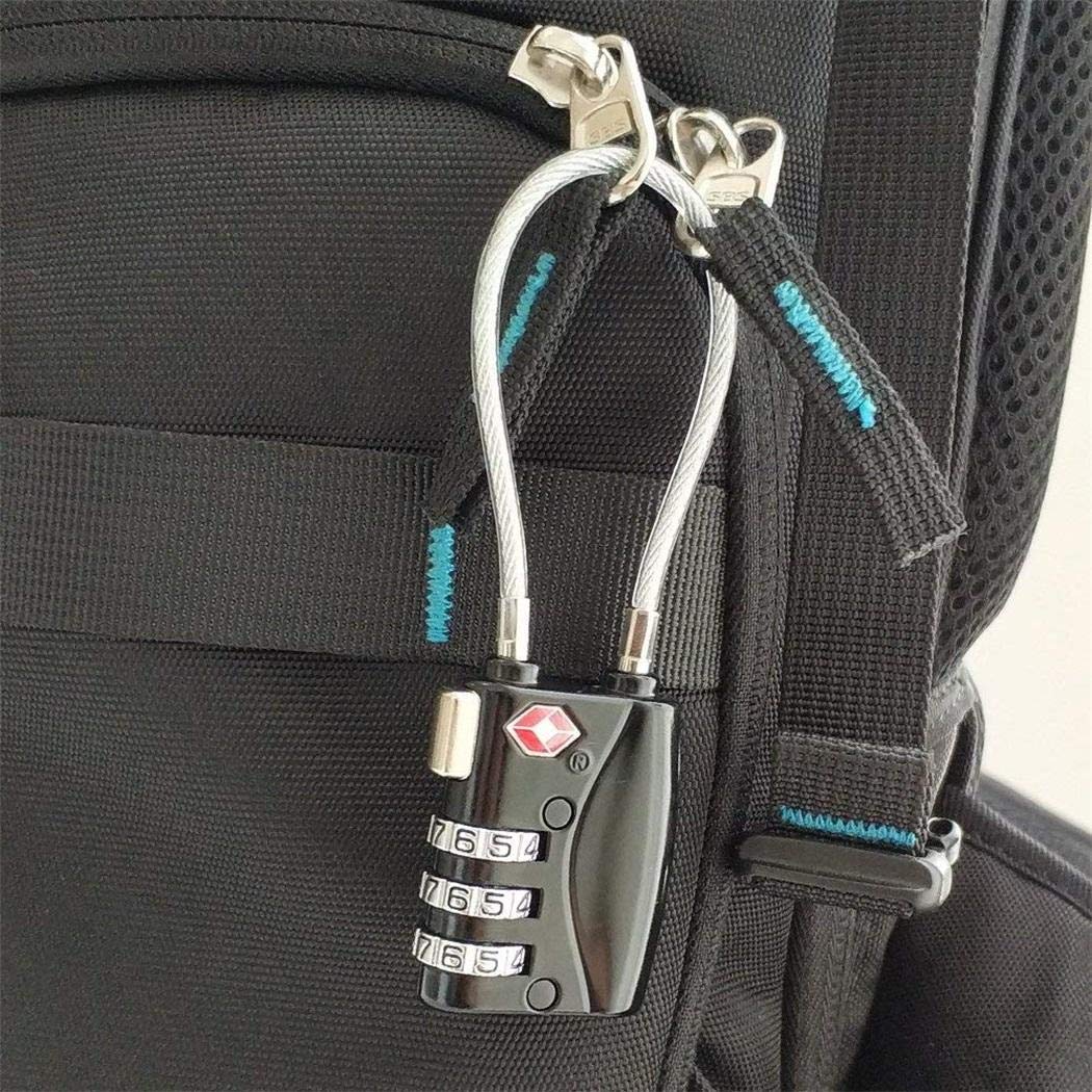 Xixini Durable Portable Praktisches Passwort Code Lock Gepäckschloss 1,3 x 4 x 0,6 Zoll