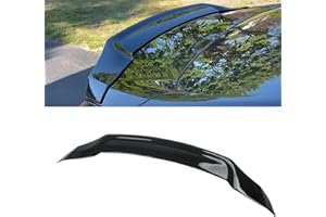 Femibon Rear Trunk Lip Spoiler R Style Highkick Wing Compatible with 10th Gen Honda Accord LX/EX/Hybrid Sport/Prime 2018 2019 2020 2021 2022 Sedan Accessories (Gloss Black)