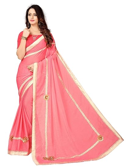 Embroidered Fashion Georgette Saree