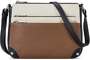 WESTBRONCO Crossbody Bags for Women, Medium Size Shoulder Handbags, Satchel Purse with Multi Zipper Pocket