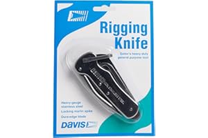 Davis Instruments Deluxe Rigging Knife, One Size, (1551),Aluminum