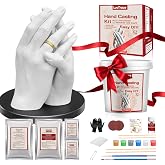 LUVTRACE Hand Casting Kit for Couples with Base,Practice Kit,Sealant | Easy DIY Romantic Keepsake Gift for Anniversary, Wedding, Birthday,Bridal,Engagement, Valentine&rsquo;s Day,Non-Toxic,Safe