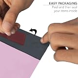 iSOUL 50 Baby Pink Mailing Bags 2 Sizes 10x14 12x16 Poly Postal Self Seal view 2