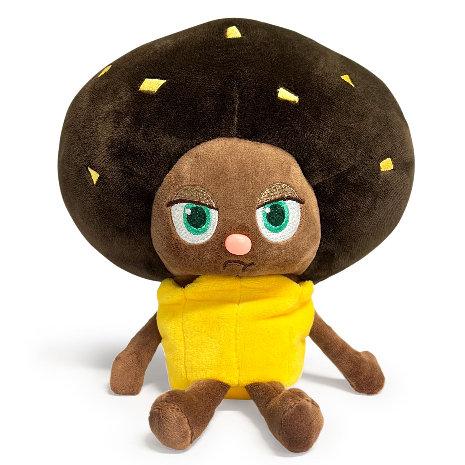 Photo 1 of TOYTRON Bread Barbershop Choco Plush Doll, Soft Food Stuffed Animals 10", Cute Funny Pillows Dolls Plushies for Cuddling, Home Room Decor, Birthday for Toddlers Kids Preschoolers Babies