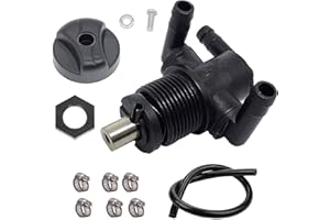 FYANGE 3-Way Petcock Tank Fuel Shut-off Valve Switch+Fuel line for Polaris ATV Sportsman 335 325 330 400 500 600 700 7052161（3-Way fuel tank valve with Plastic Knob）