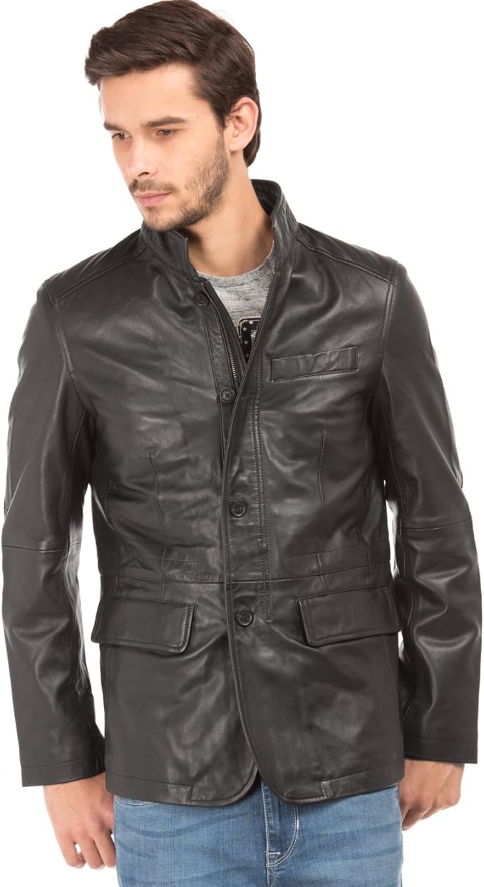 Buy US Polo Men's Leather Jacket at Amazon.in