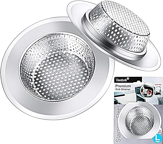 Kitchen Sink Strainer Basket Drain Catcher 2 Pack 4 5