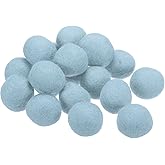 PATIKIL Wool Felt Balls Beads Wool Felting Pom 3cm 30mm Light Blue for Home Crafts Handcrafts Project DIY Pack of 20