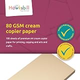 Hawksbill Cream Paper A4 80 GSM 100 Sheet Pack Copy Printer Office Home view 2