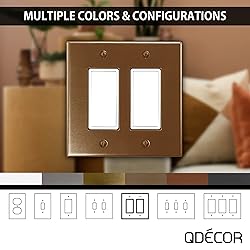 Questech Decor Double Rocker Light Switch