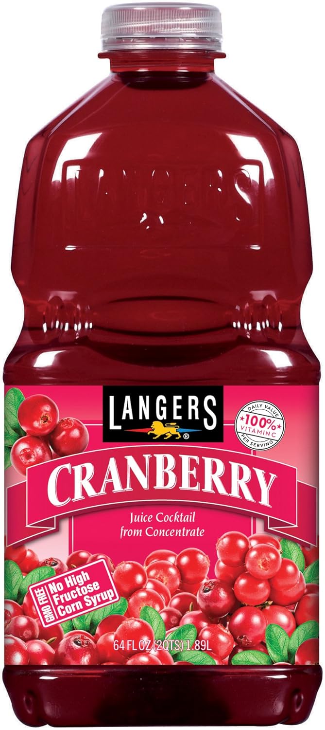 Langers Cranberry Juice, 64Ounces (Pack Of 4) Fruit