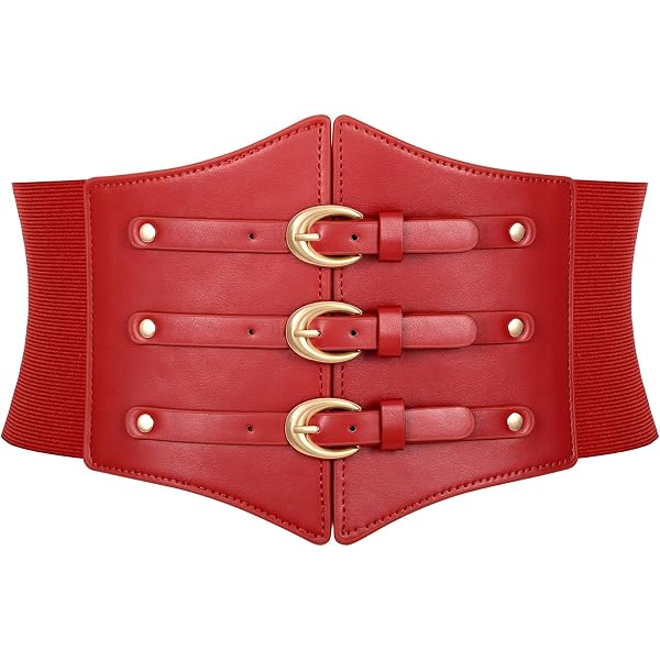 XIAOWU Renaissance Corset Belt for Women Wide Leather Waist  display picture 3