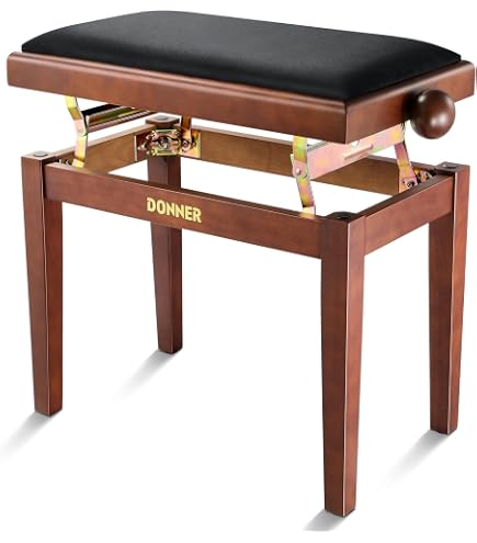 Amazon.com: Casio CB-30BK Adjustable Piano Bench - Black | Height