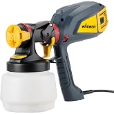 Wagner Spraytech FLEXiO 1500 HVLP Paint &amp; Stain Sprayer, iSpray Nozzle | Lightweight handheld FLEXiO sprayer includes an iSpray nozzle and sprays unthinned latex.