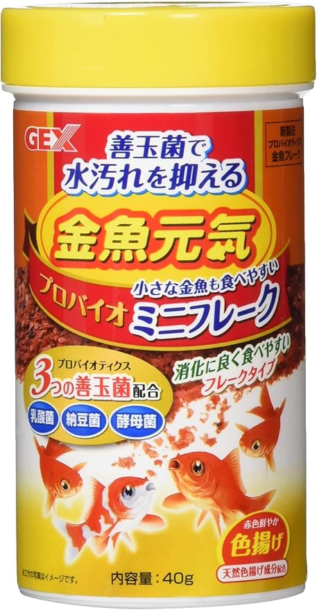 Amazon ジェックス 金魚元気 プロバイオミニフレーク 40g ジェックス 餌 通販 Amazon ジェックス 金魚元気 プロバイオミニフレーク 40g ジェックス 餌 通販