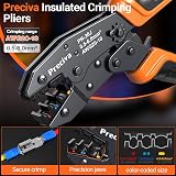 Preciva Insulated Wire Terminal Crimping Tool 0.5-6mm² 27 Type 680Pcs view 3