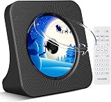KOVCDVI CD Player with Bluetooth 5.0, USB, FM Radio, Dual Speakers