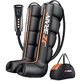 JZBRAIN Sequential Air Compression Recovery System : Professional Full Leg Compression Boots for Circulation and Pain Relief - Sequential Device for Muscle Relaxation - for Athletes, Women, Men