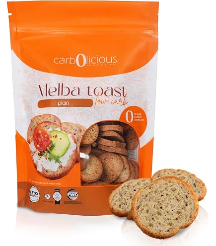 Grissol Melba Toast Original Plain Dry Breads – 3x200g, From Canada, Always Fresh