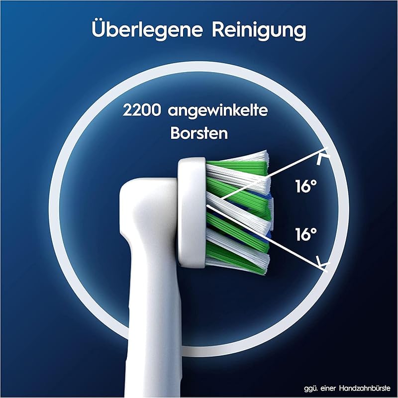 Aufsteckbürsten PRO CrossAction, Weiß, 12 Stück