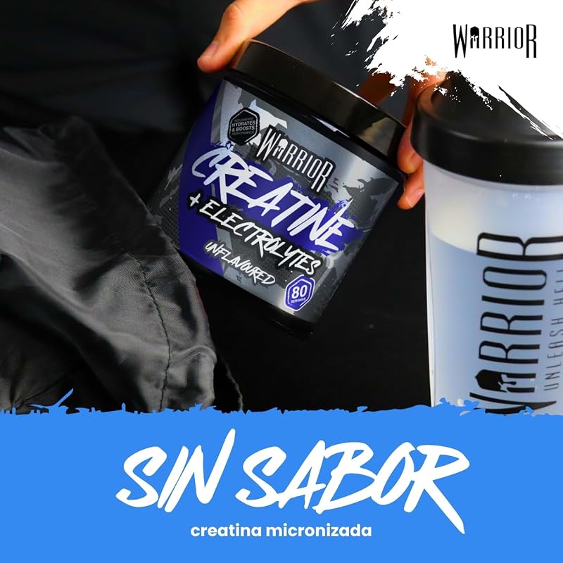Creatina + Electrolitos Polvo 360 g – Sin Sabor (Neutro)