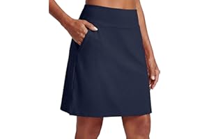 VINTATRE Tennis Skirt for Women High Waisted Golf Skort Pickleball Athletic Skort Skirts with Zipper Pockets