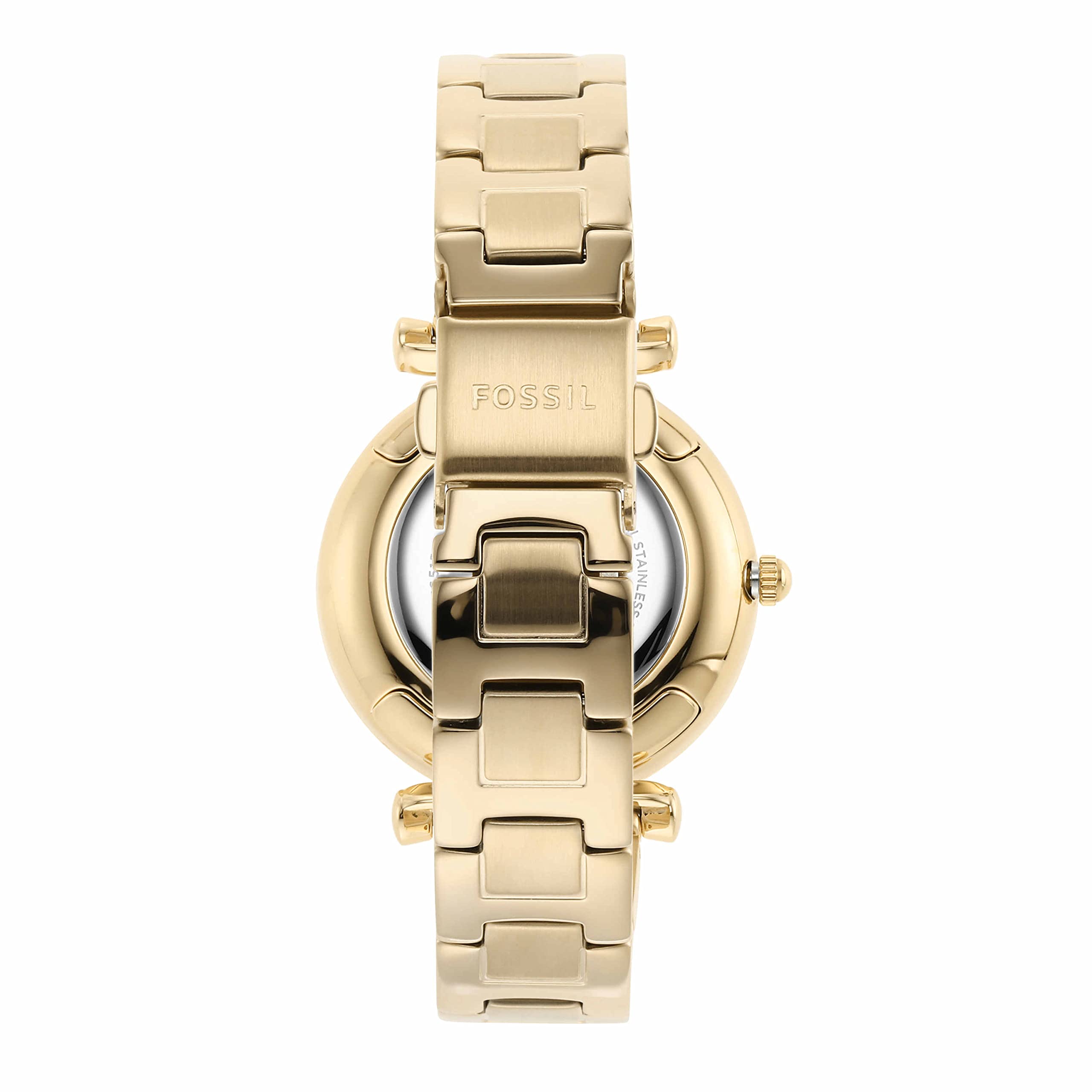 Carlie アナログ レディース 腕時計, ゴールド, クォーツムーブメント。