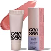 Gen See Clean Sheen Cheek &amp; Lip Dual Blush Makeup Skin Tint, Lychee | Mauvy Pink, Cream Blush, Fresh Look, Natural Finish, Light Buildable Coverage, Cruelty Free, Vegan Beauty, Made in Italy