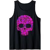 Sugar Skull Calavera Día de los Muertos Design for Mexicans Tank Top
