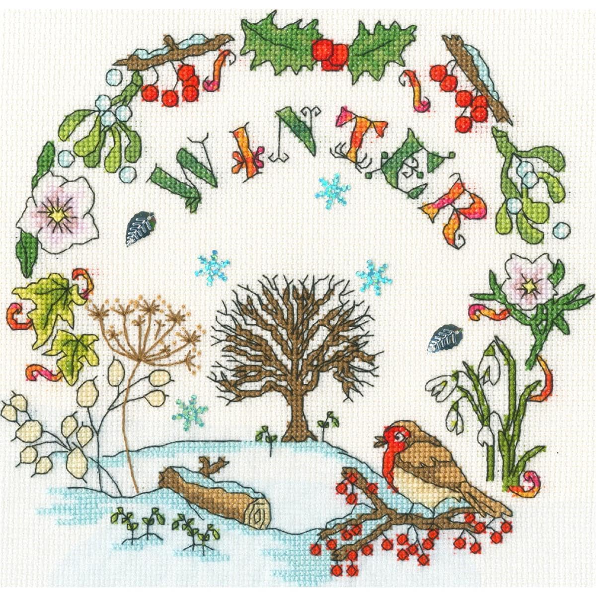Bothy Threads Cross Stitch Kit - Winter Time