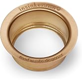 INSINKERATOR Sink Flange for Garbage Disposal, FLG-BB, Brushed Bronze | Compatible with INSINKERATOR-Manufactured Food Waste Disposer