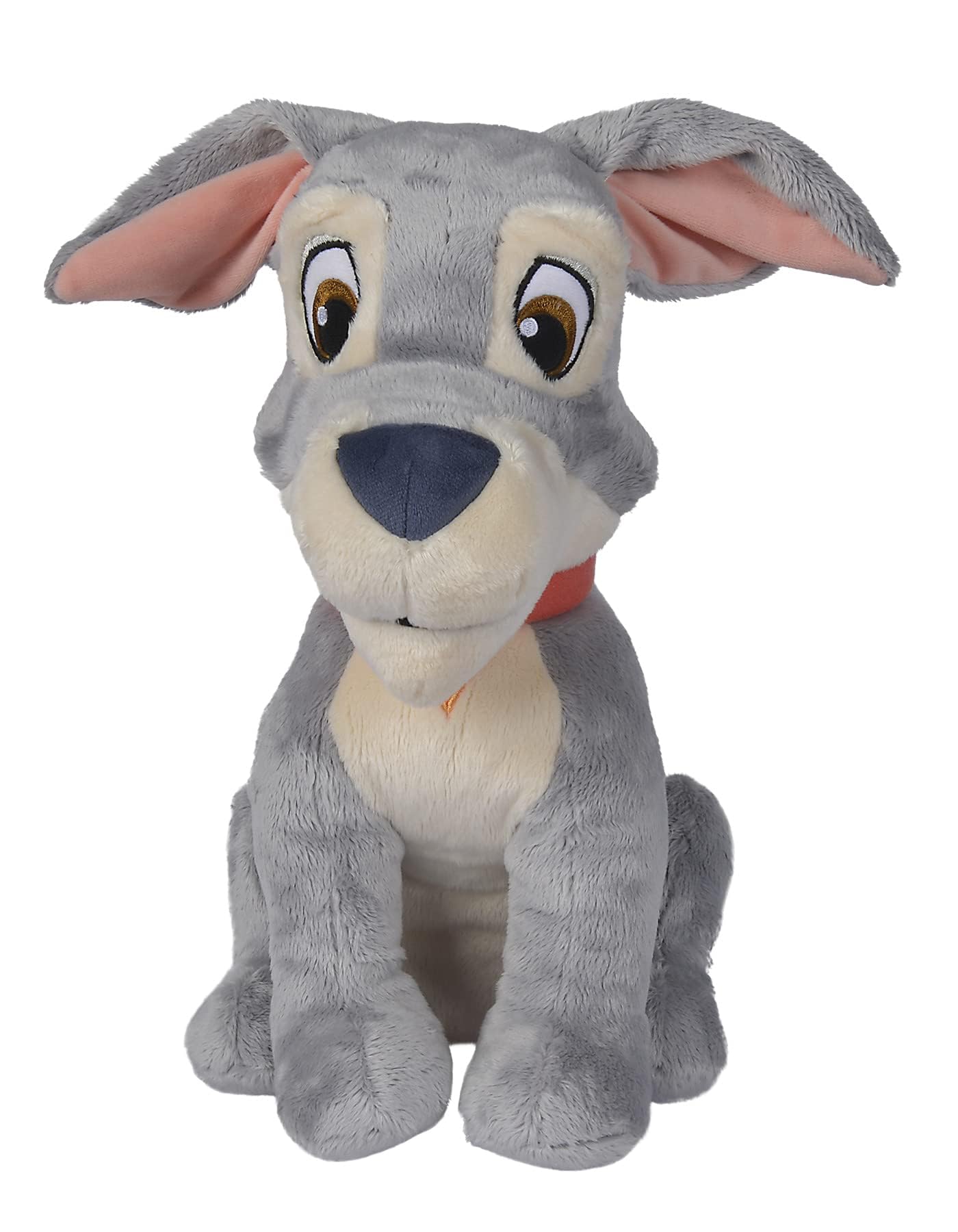 Simba - Disney Plush Character Tramp Lady and The Tramp 35 cm, 100% Official Disney License, Suitable from the First Months of Life