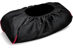 Anyongora Winch Cover, Heavy Duty Waterproof and Dustproof Winch Protector for Most 8000-12000 Lbs Electric Winches, Indoor/Outdoor (22.4" × 8.5" × 7.5") - Black