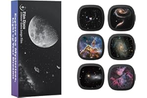 Realistic Discs - Discs for Ainael Galaxy Projector, 5k Ultra HD Slide for Home Planetarium, 6 Discs Set Without Projector (Nebula 4)
