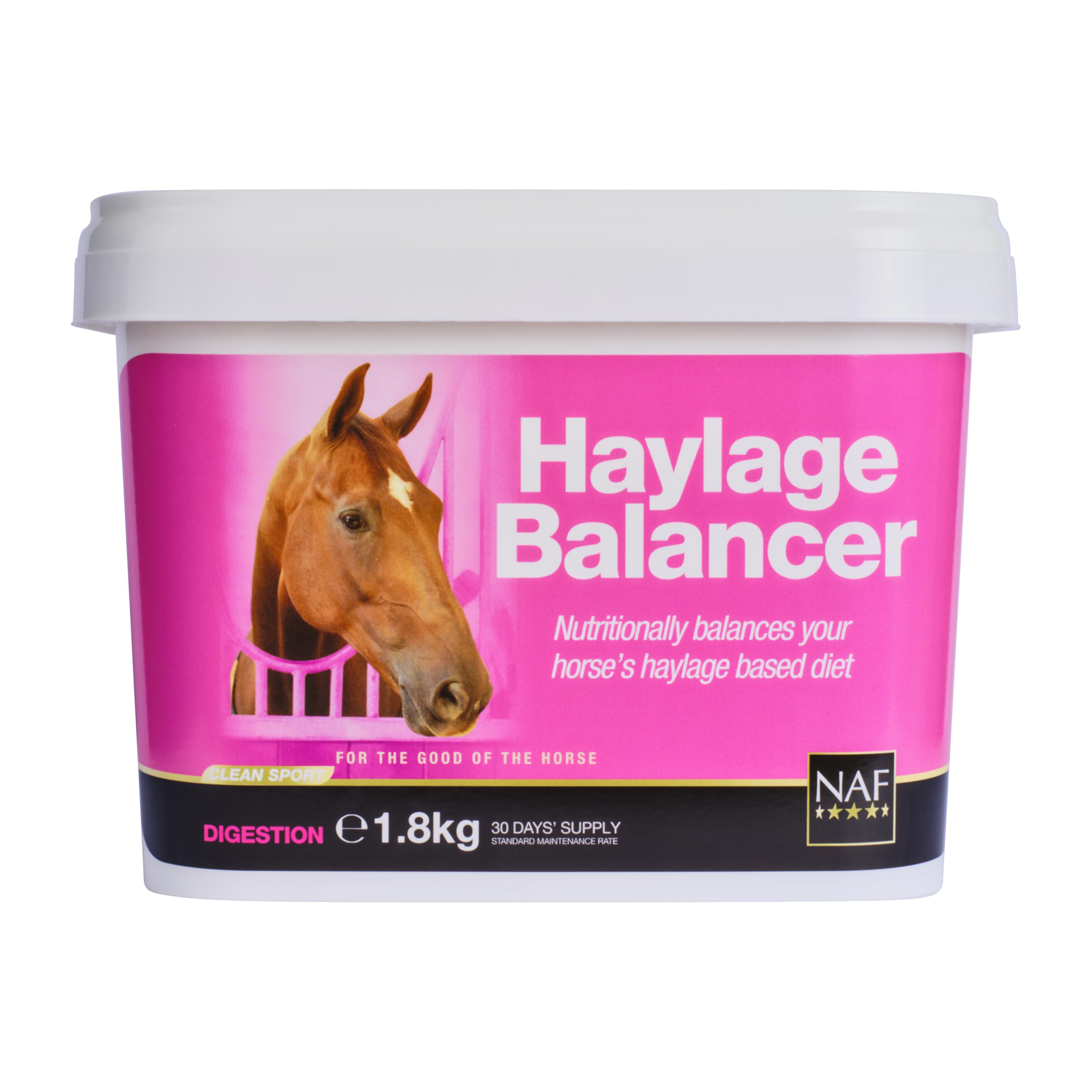 NAF Haylage Balancer 1.8kg – Digestive Supplement for Horses on Haylage – Supports Gut Health, Reduces Loose Droppings & Promotes Nutrient Absorption