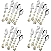 Wallace Napoleon Bee Gold Accent 18/10 Stainless Steel 20pc. Flatware Set