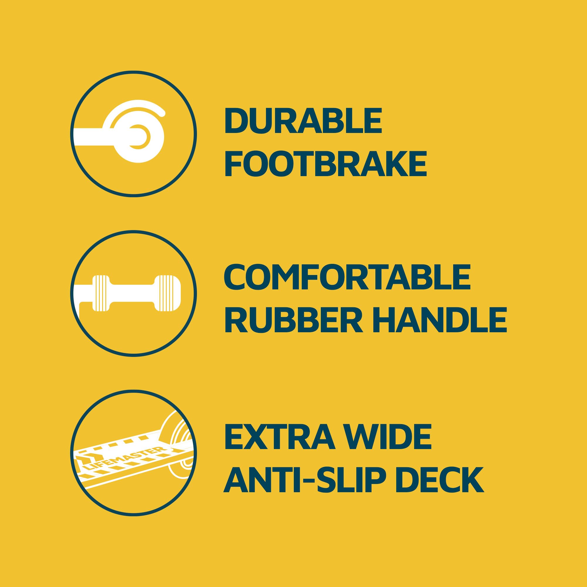 Lifemaster Mini 3-Wheel Kids Scooter with Multi-Color Wheel Lights – 4-Height Adjustable Handlebar, Wide Anti-Slip Deck, Child Safety Certified, Boys & Girls Ages 2+ Supports Up to 110 lbs