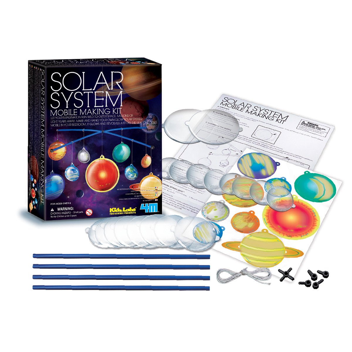 4m Kidz Labs Solar System Mobile Making Kit