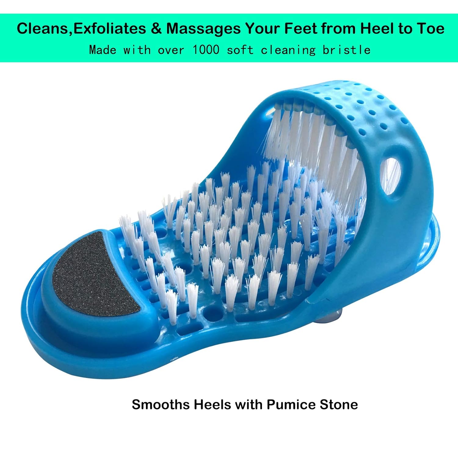 Simple Feet Cleaner,Evermarket Magic Foot Scrubber,Exfoliating Easy Cleaning Brush,Feet Washer Shower Spa Massager Slippers: Beauty