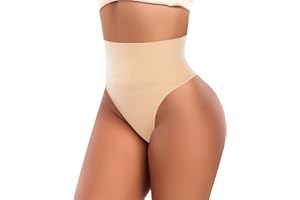 Werena Tummy Control Thong Shapewear for Women Seamless Shaping Novelty Thong Panties Body Shaper Underwear