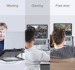 ICE COOREL Laptop Cooling Pad with 6 Cooling