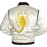 CHAQUETAS STORE DRIVE JACKET SCORPION Bomber Satin Quilted Ryan Gosling Costume Outerwear