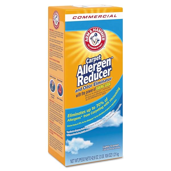 ARM & HAMMER 3320084113 CARPET & ROOM ALLERGEN REDUCER & ODOR ELIMINATOR, 42.6OZ SHAKER BOX