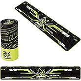 MageRabbit Darts Throw Line with Storage Case – PVC Toe Line Sticker for Dartboard, Non-Slip Floor Marker, Includes Cylinder 