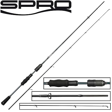 Spro Freestyle Skillz Micro Lure 1,90m 0,5-4g Ultra Light Rute zum leichten Spinnangeln, Barschrute, Spinnrute zum UL Angeln